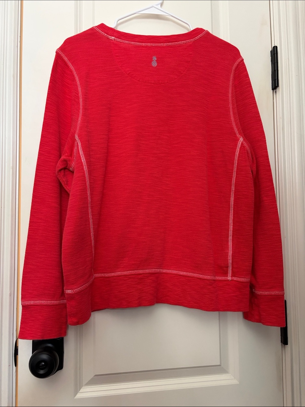 Tommy Bahama Vibrant Red Crewneck Pullover Sweatshirt Pima Cotton Size Large - Picture 5 of 8